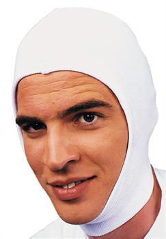 White Stretch Hood Costume Accessory