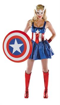 Captain America Sassy Female Costume