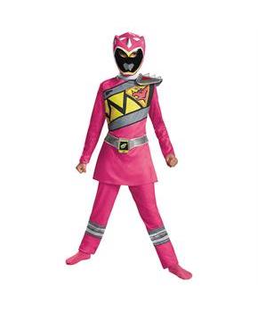 Girl's Pink Ranger Dino Charge Costume