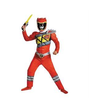 Red Ranger Dino Classic Muscle Costume