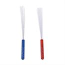 14" Patriotic Fiber Optic Red, White & Blue Light-Up Wands - 12 Pc.
