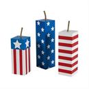 Patriotic Fireworks Wood Block Set