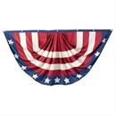 6 ft. x 3 ft. Jumbo Patriotic Vintage Americana Stars & Stripes Polyester Bunting