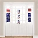 Patriotic Hanging Door Banner Decorations - 3 Pc.