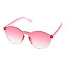 Pink Rimless Sunglasses