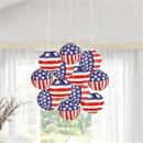 Mini Patriotic Hanging Paper Lanterns - 12 Pc.