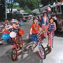 100 Ft. Patriotic Red, Blue & Silver Fringe Foil Banner Decoration