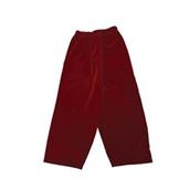 Burgundy Velvet Santa Pants
