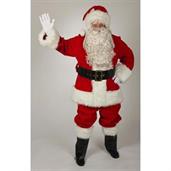 Regal Red Velvet Santa Costume - XL