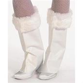 Plush White Pixie Boot Tops