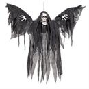 Hanging Animated Winged Reaper Halloween Decoration 39 1/4" x 35 1/2"
