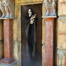 Hanging Animated Singing Reaper with Guitar Halloween Decoration, 13 3/4" x 47 1/4"