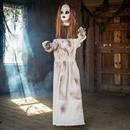Hanging Girl Red-Haired Light-Up Doll with Separated Head 39 1/4"