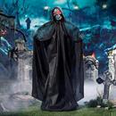 Animated Standing Skeleton of Death Plastic Statue 5 1/2 Ft.