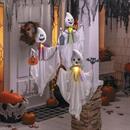 27 1/2" Hanging White Ghosts Halloween Decoration - Set of 3