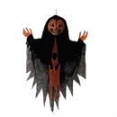 47 1/4" Shaking Hanging Orange Pumpkin Man Halloween Decoration