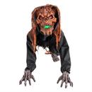 2 Ft. Animated Light-Up Crouching Monster with Sound Halloween Decoration