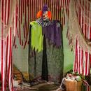 6 Ft. Light-Up Hanging Clown with Sound Halloween Decoration