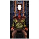 6 Ft. Head Ripper Photo Prop Cardboard Cutout Stand-Up Halloween Decoration