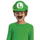 Kids Elevated Mario Bros. Luigi Hat & Mustache Costume Accessory