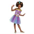 Girl's Classic Afro Unicorn Dress Costume