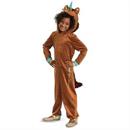 Girl's Deluxe Afro Unicorn Jumpsuit Costume