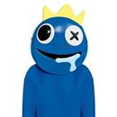 Kids Rainbow Friends Blue Mask