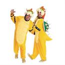Adults Super Mario Bros. Bowser Hooded Jumpsuit Costume