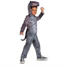 Kids Classic Jurassic World Rebirth T-Rex Hooded Jumpsuit Costume