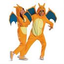 Kids Pokmon Charizard Hooded Jumpsuit Costume