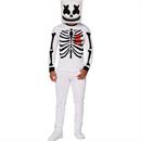 Adults Marshmello Black & White Mello Skeleton Costume
