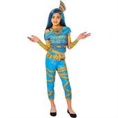Kids Monster High Blue & Gold Cleo De Nile Costume