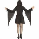 Adults Ghost Face Black Glitter Dress Costume