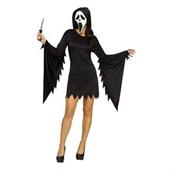 Adult's Ghost Face Glamour Costume - Small\/Medium