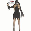 Women's ScreamT Ghost Face Bling Costume