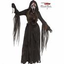 Adults Ghost Face Bloody Bling Hooded Gown Costume