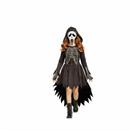 Kids Ghost Face Sparkly Skele-Stone Dress Costume
