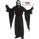 Kids Scream IV Ghost Face Black Robe with Aged Mask Costume