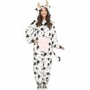 Adults E-Z Cow Hooded Jumpsuit Costume