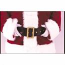 61\ Adults Deluxe Black & Gold Santa Belt