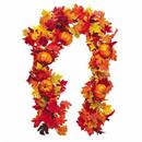6 Ft. Fall Leaves & Orange Pumpkins Autumn Garland