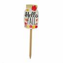 43\ Hello Fall Jar-Shaped Harvest Yard Sign