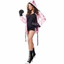 Adults Knock-Out Boxing Pink Polyester Costume
