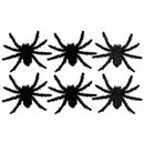 Black Hairy Spiders Halloween Decoration
