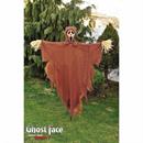 Ghost Face Burlap Scarecrow Halloween Decoration