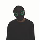 Adults Electro-Luminescent Light-Up Alien Overhead Mask - One Size