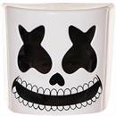 Kids Marshmello Skeleton Plastic Half Mask - One Size