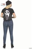 16 1/2" ScreamT Ghost Face Drawstring Backpack Accessory