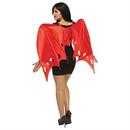 Adult Red Satin Wings Costume Accessory