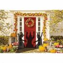 Spotlight Scene Witch Silhouette with Timer Halloween Decoration